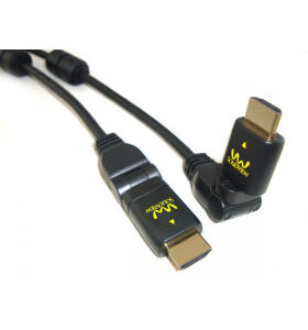 CABLE HDMI CONECTOR GIRATORIO 180˚ 1.8 Mts CB-736-ZC SOLIDVIEW